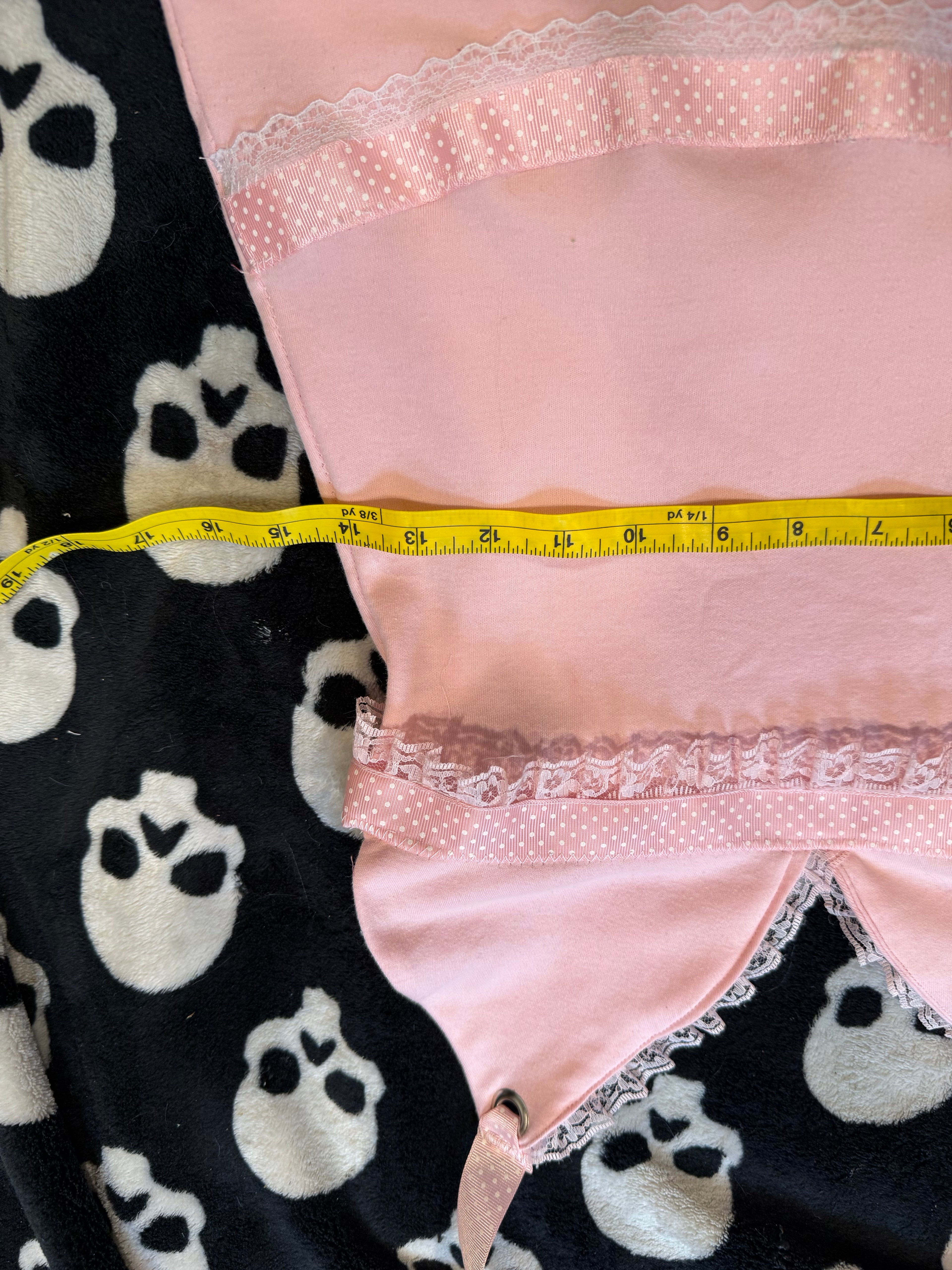 pink polka dot halter top size s