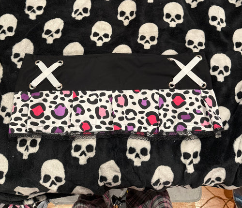 animal print multicolored skirt size xl