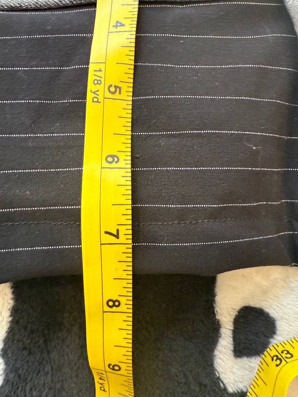 pinstripe rhinestone skirt size L