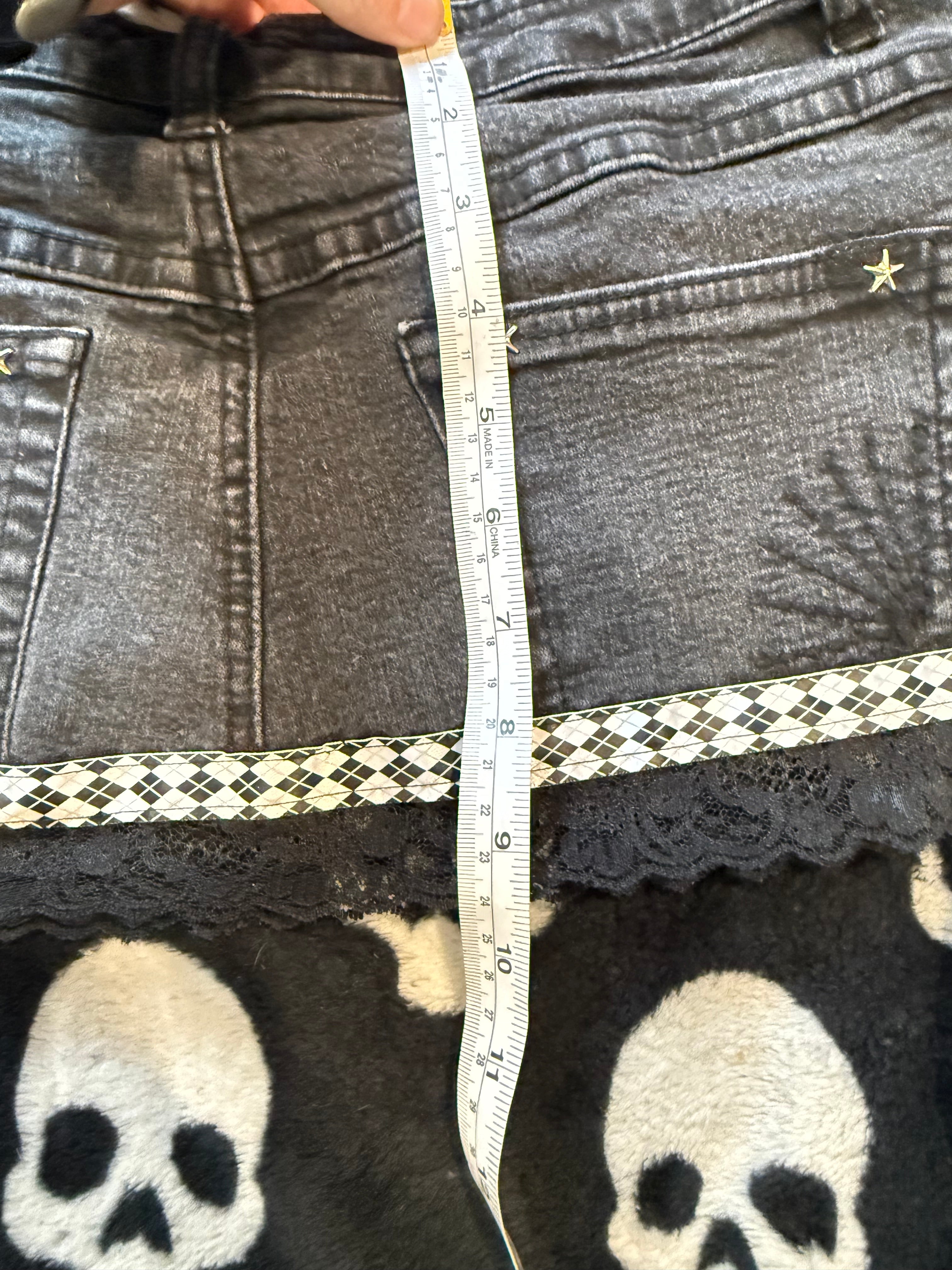 argyle lace skirt size xs