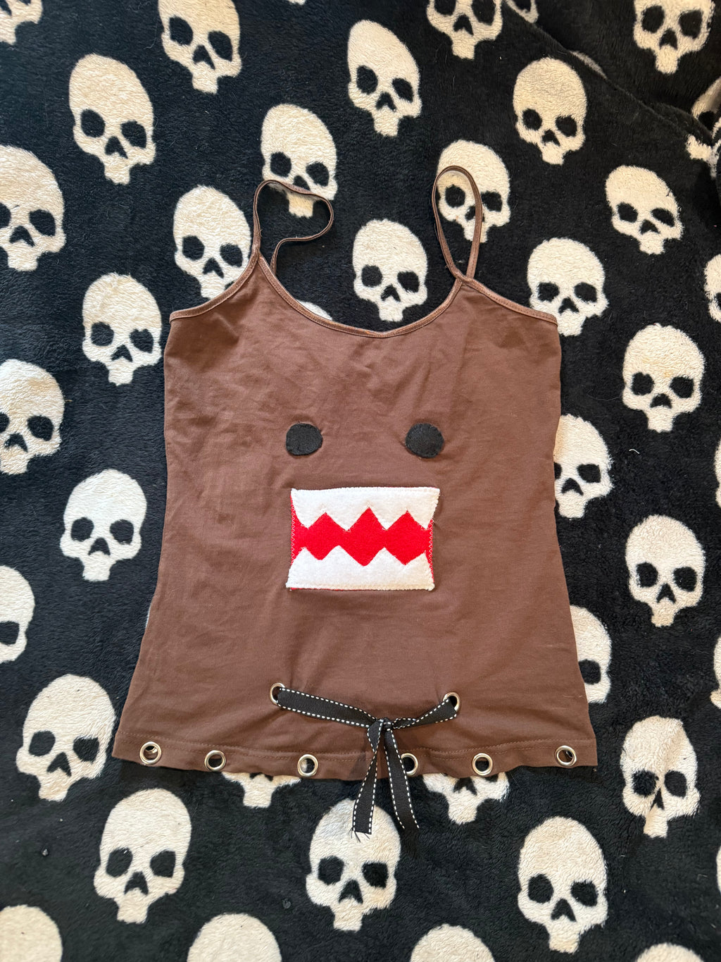 domo grommet tank top size xs/s