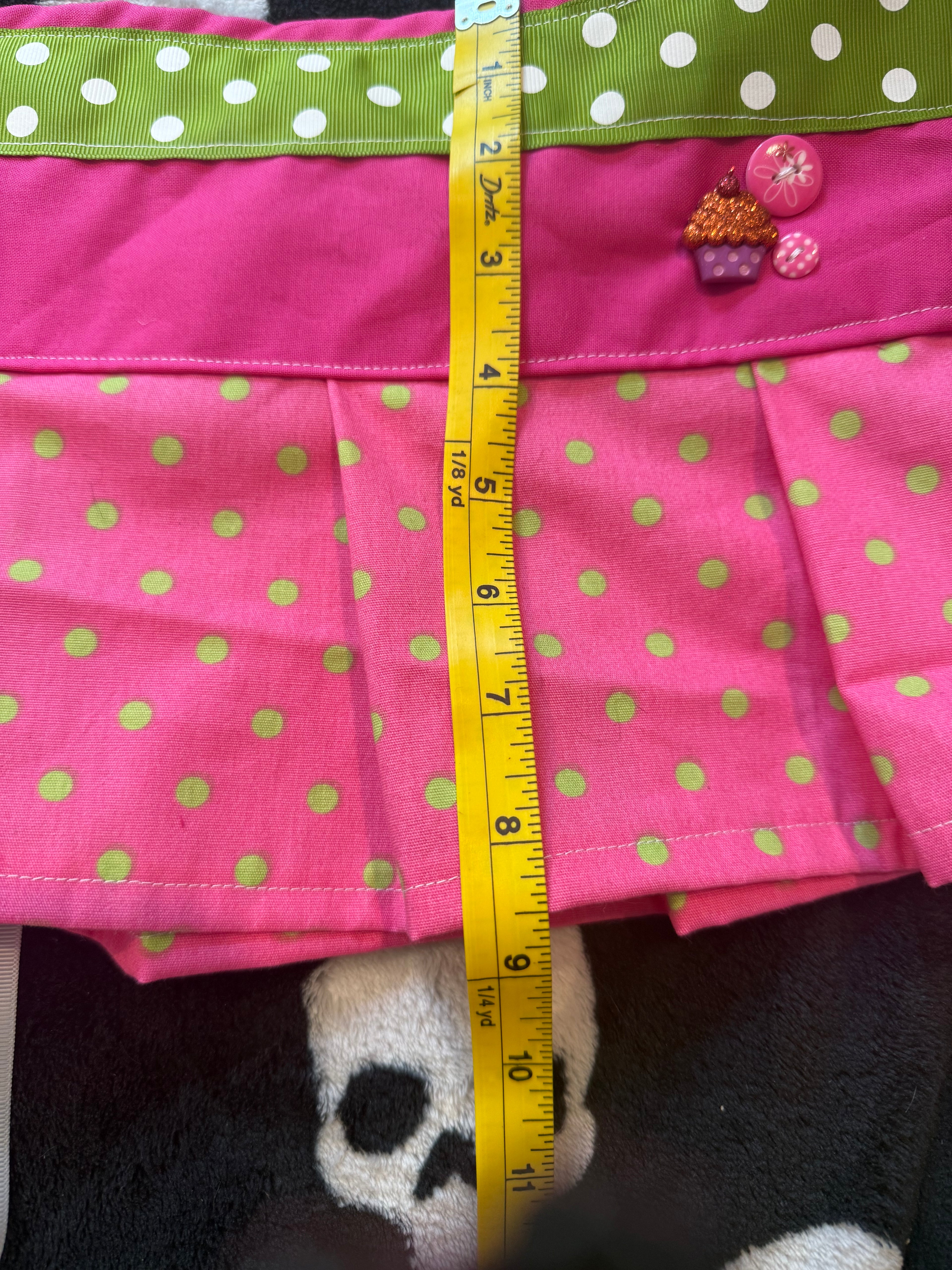 polka dot cupcake skirt size L/XL