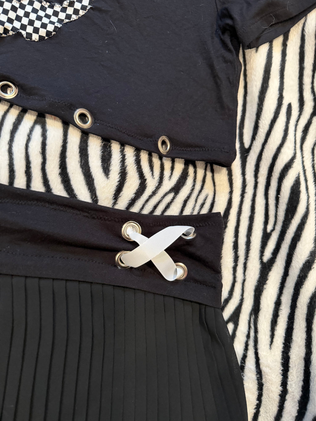 black & white skull set size L