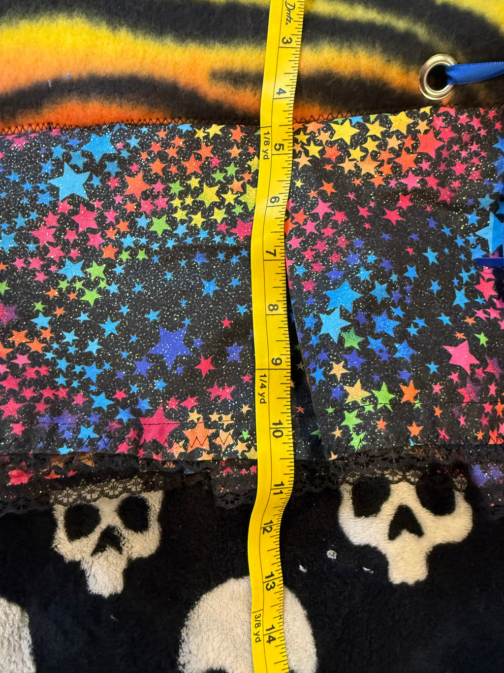 rainbow zebra star mini skirt size XL