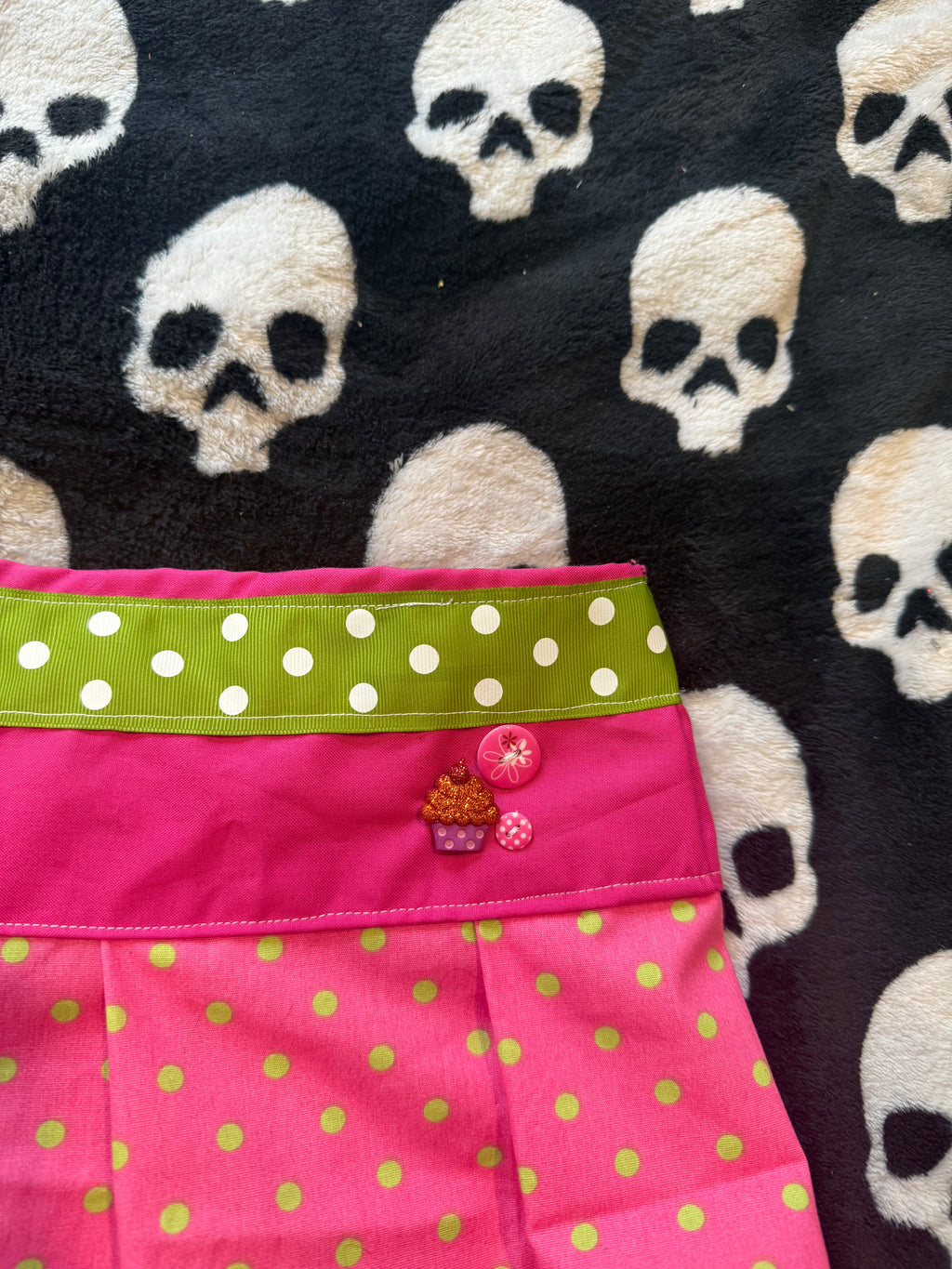 polka dot cupcake skirt size L/XL