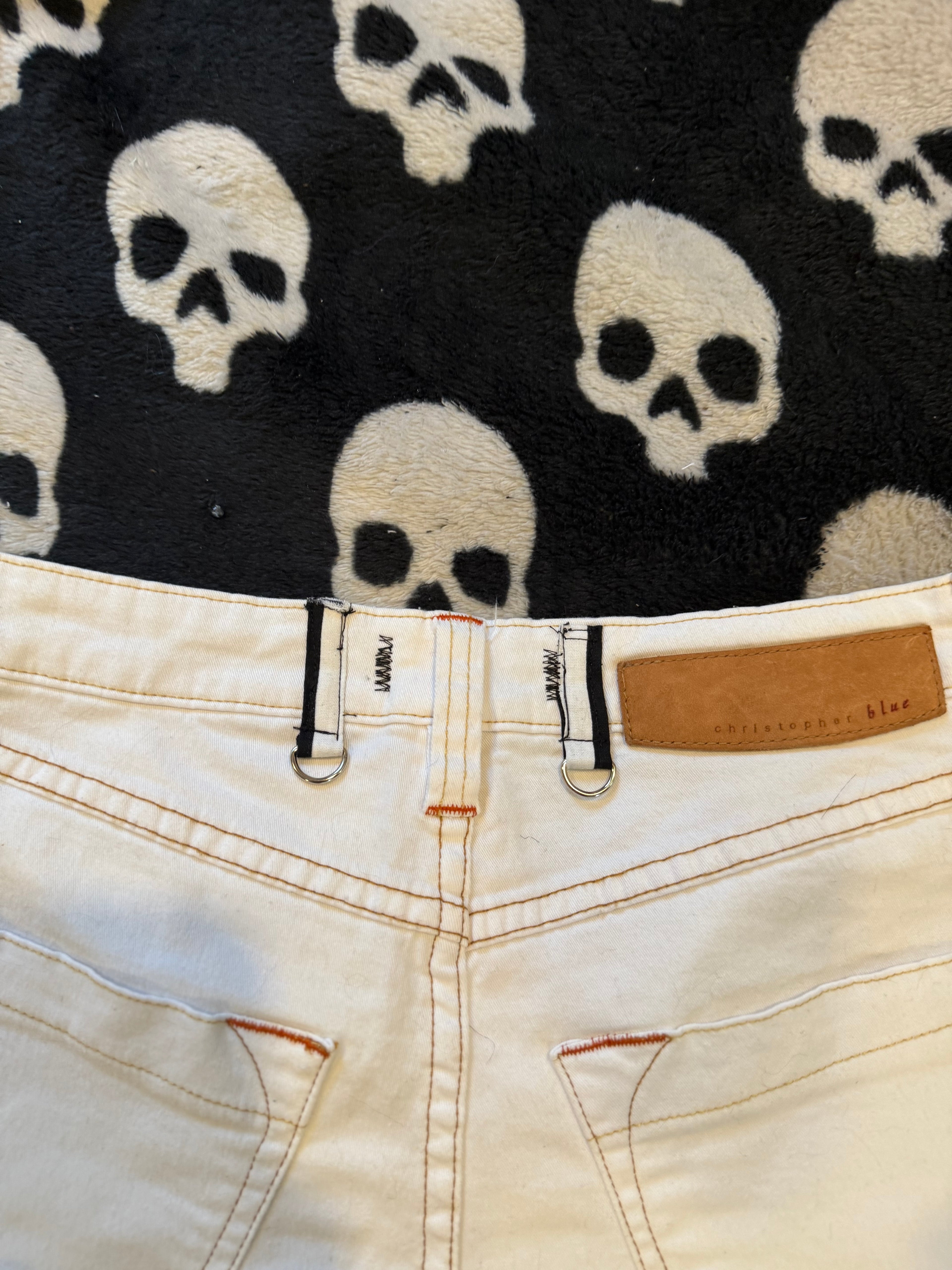 striped anchor skirt size s