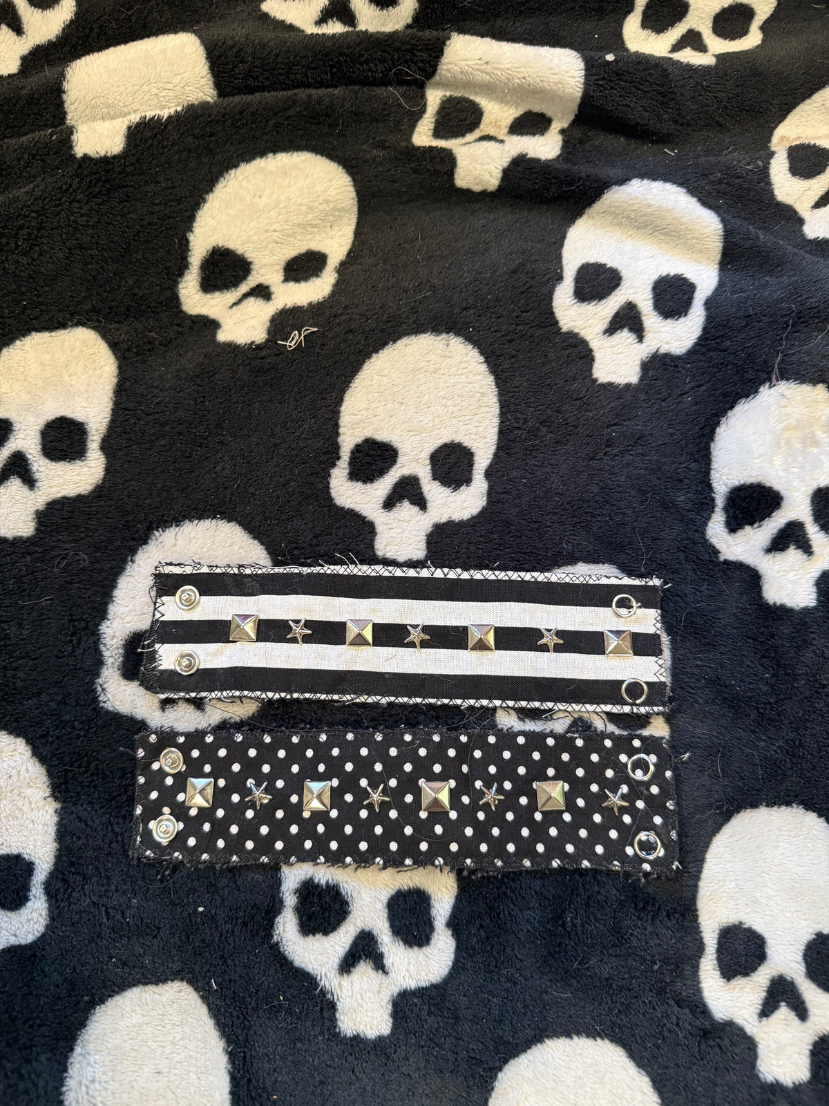 studded distressed bracelets