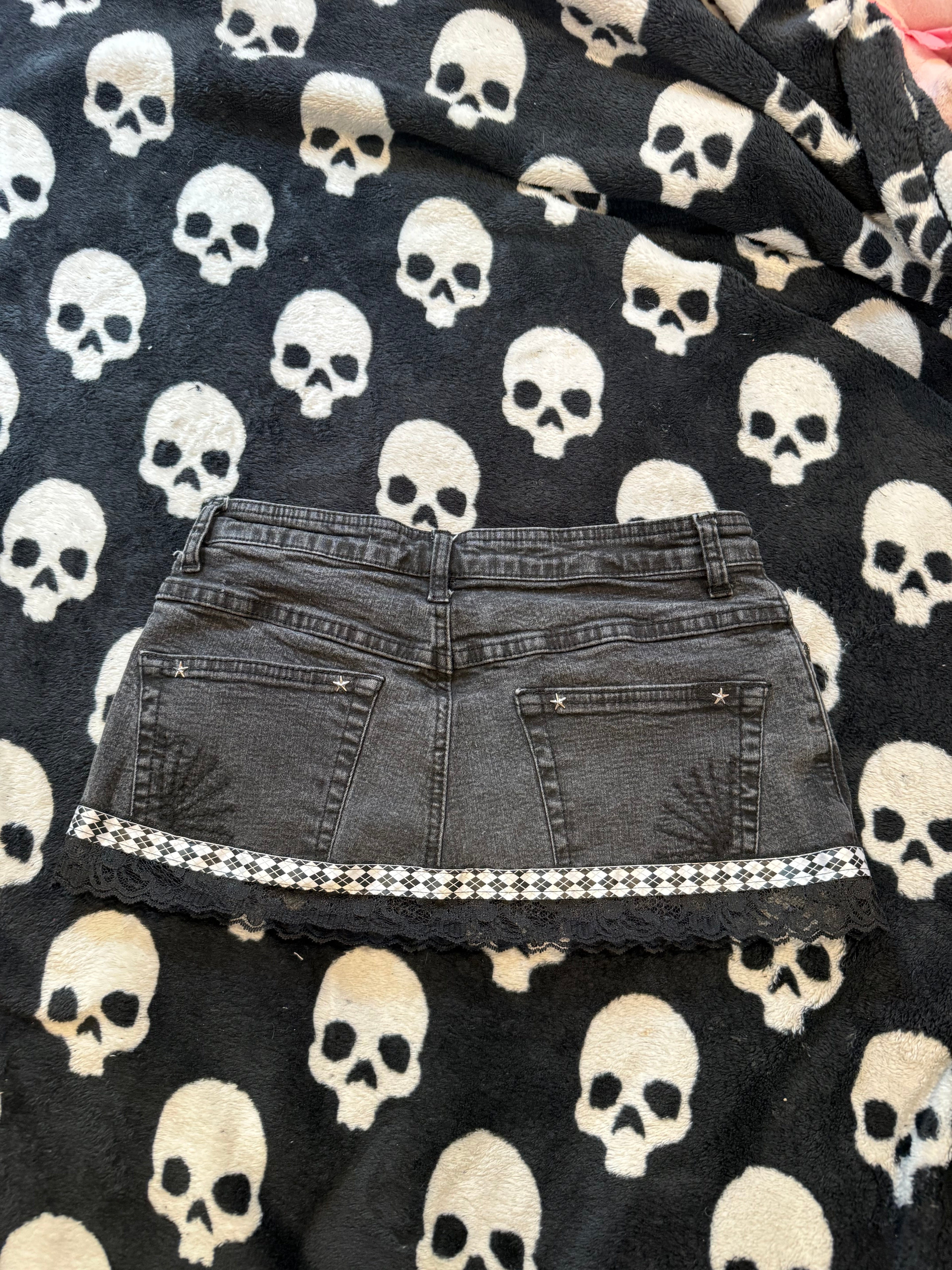 argyle lace skirt size xs