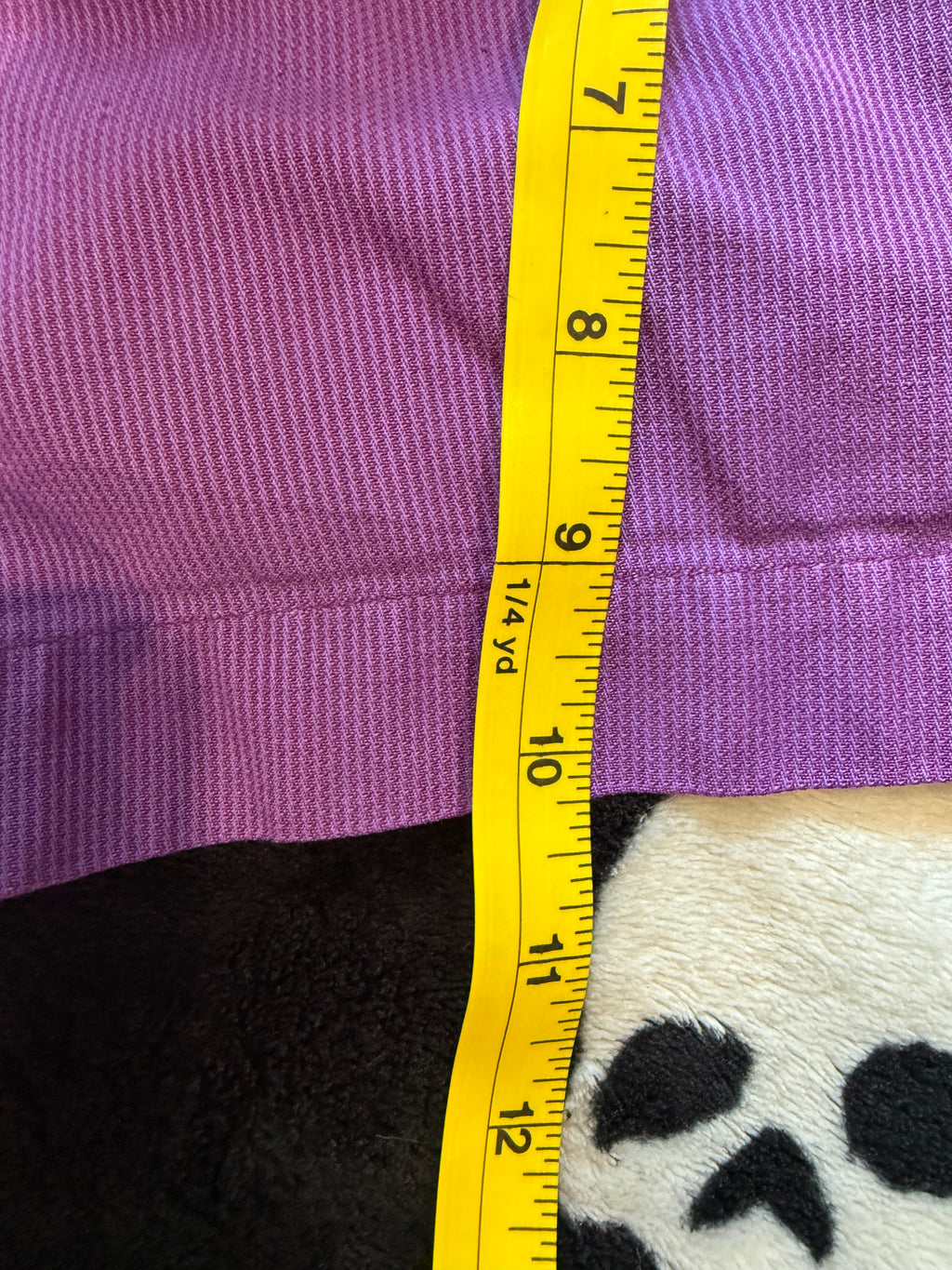 purple striped lace up shorts size m