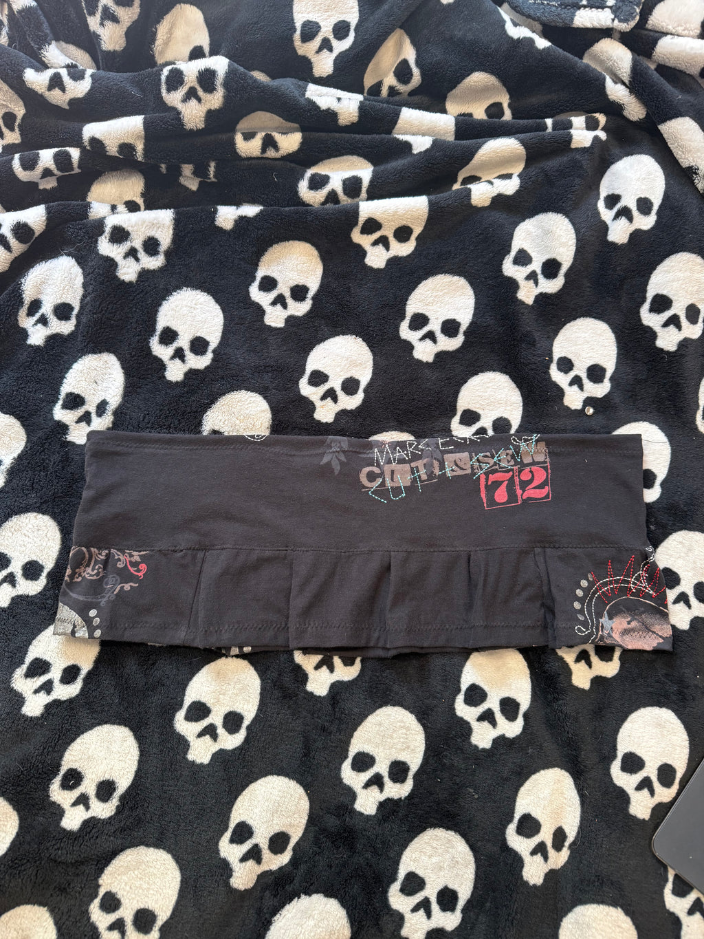 black stitched skirt size L/XL