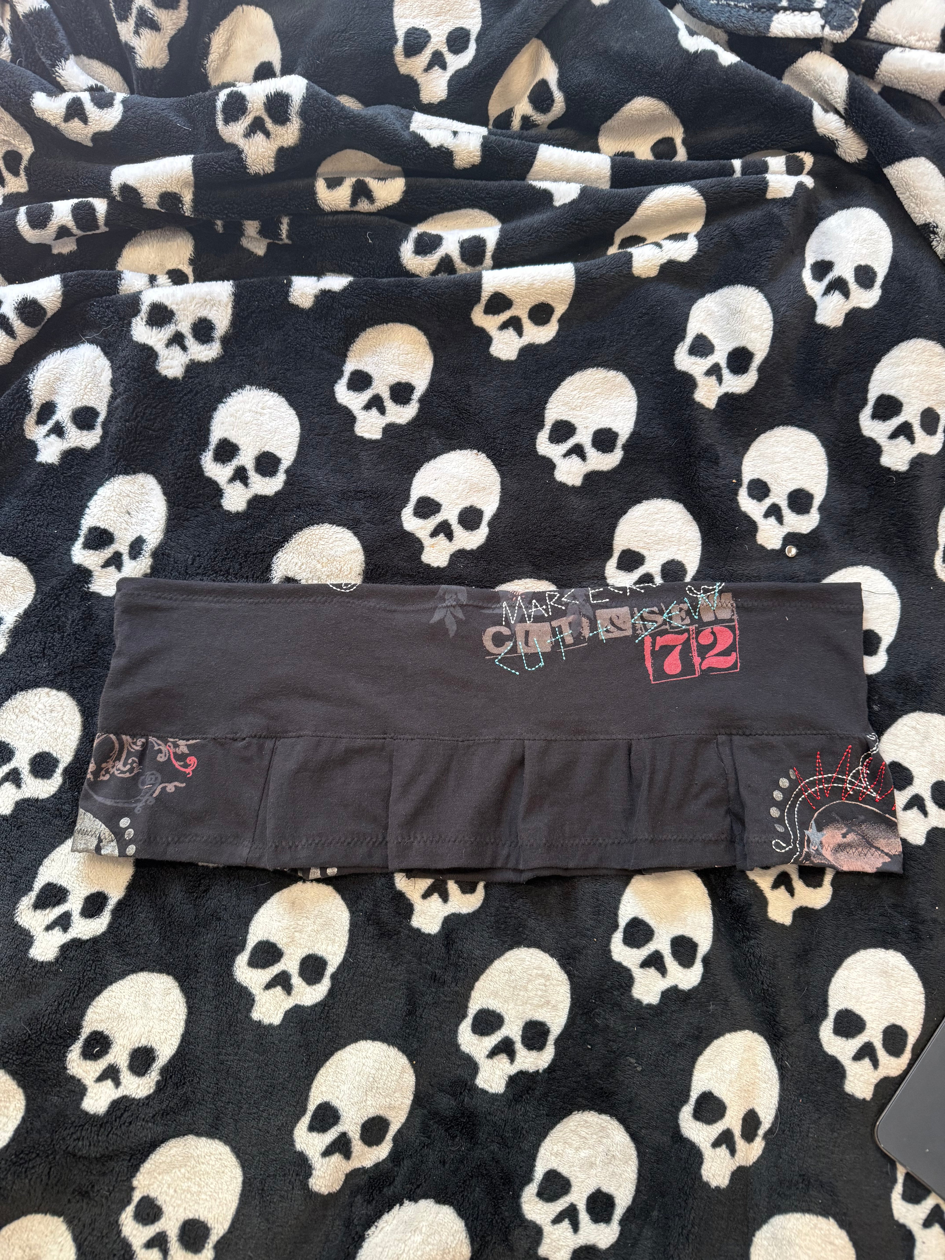 black stitched skirt size L/XL